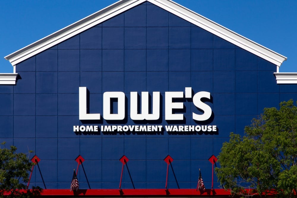 Lowes Stock Price storefront 