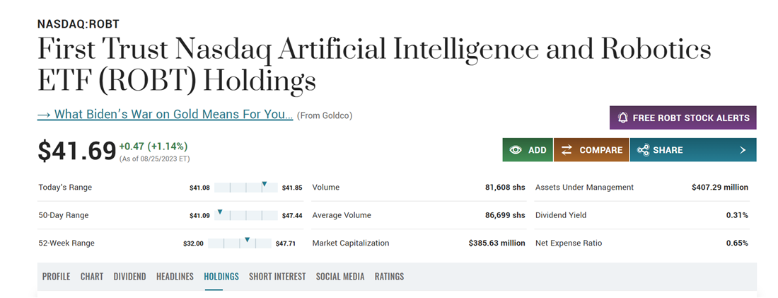 ROBT: Anthropic stock alternative