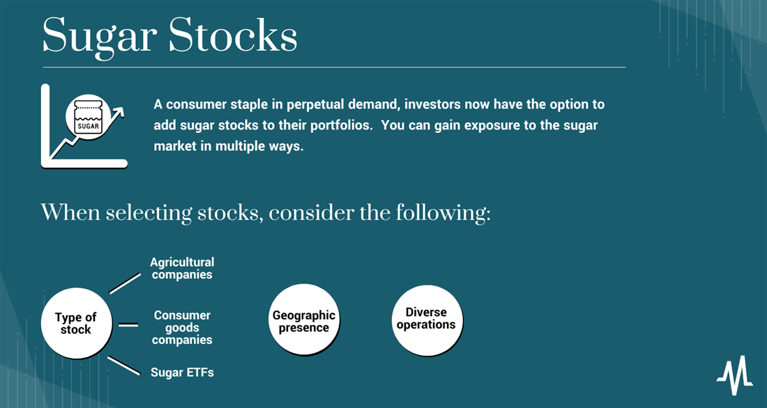 Sugar stocks infographic