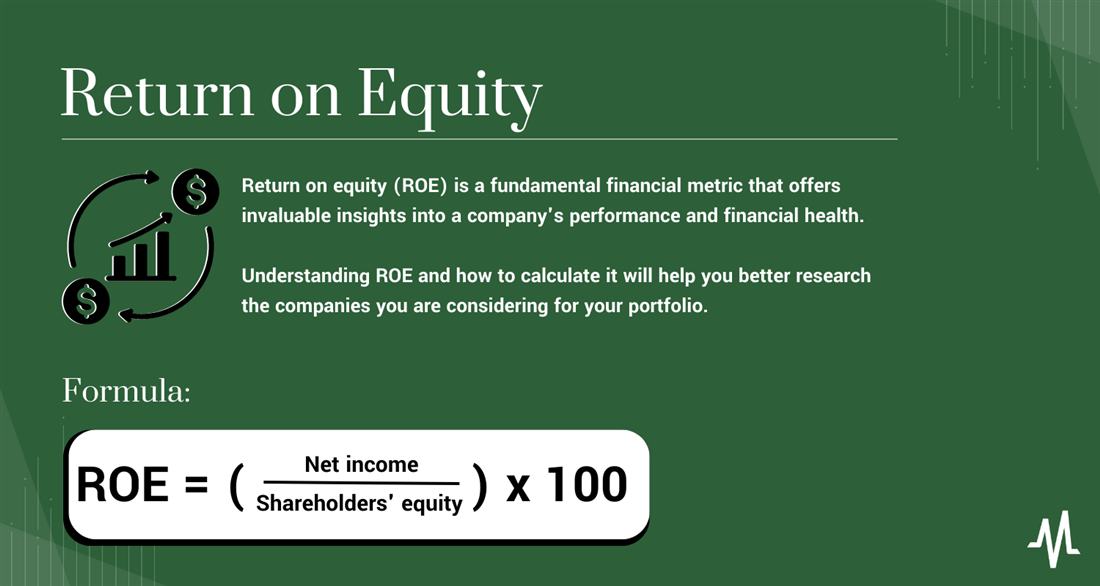 How to calculate return on equity infographic