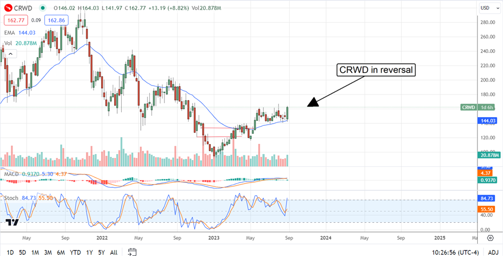 Crowd Strike overview on MarketBeat