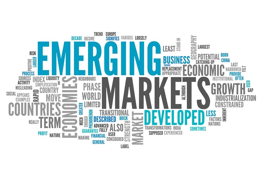Word Cloud with Emerging Markets
