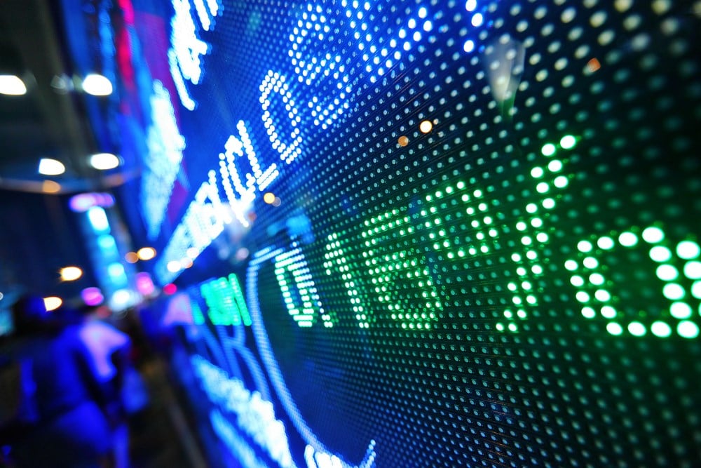 stock market price display abstract: overview of financial services stocks investing and the best financial stocks to buy