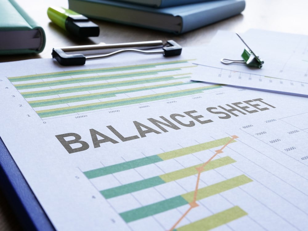 Balance Sheet is shown using a text; learn how investos use a balance sheet