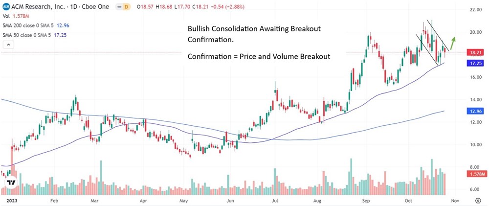 ACMR stock price outlook 