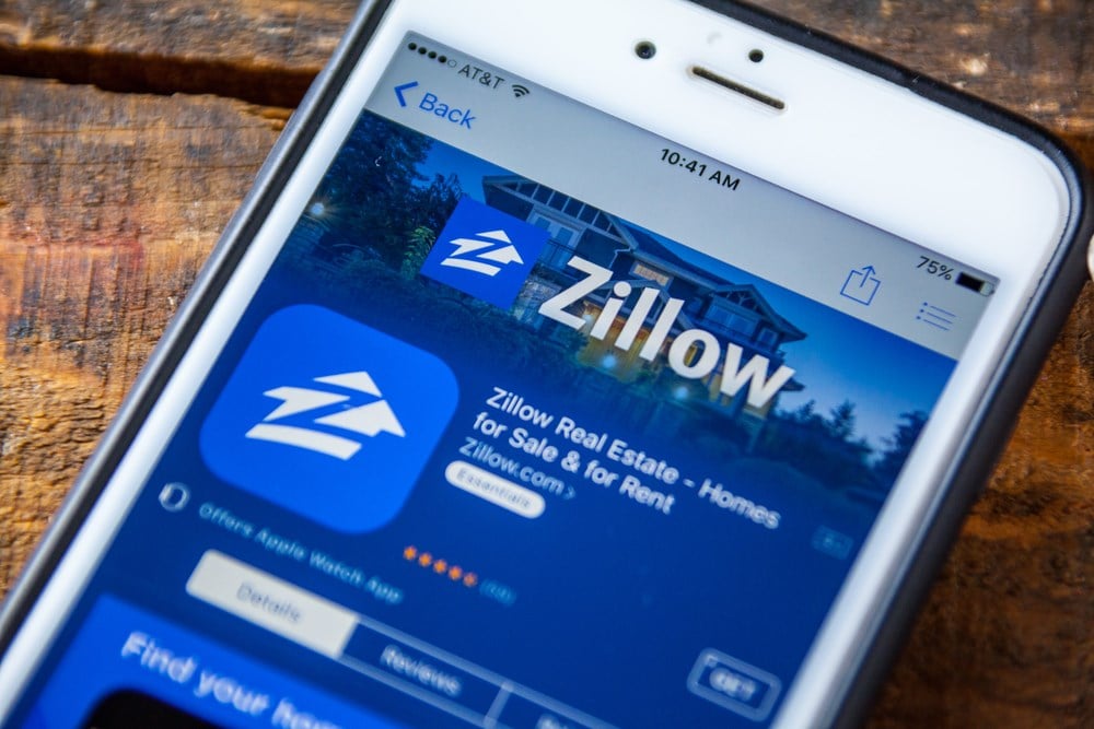 Zillow iPhone app in the Apple App Store image
