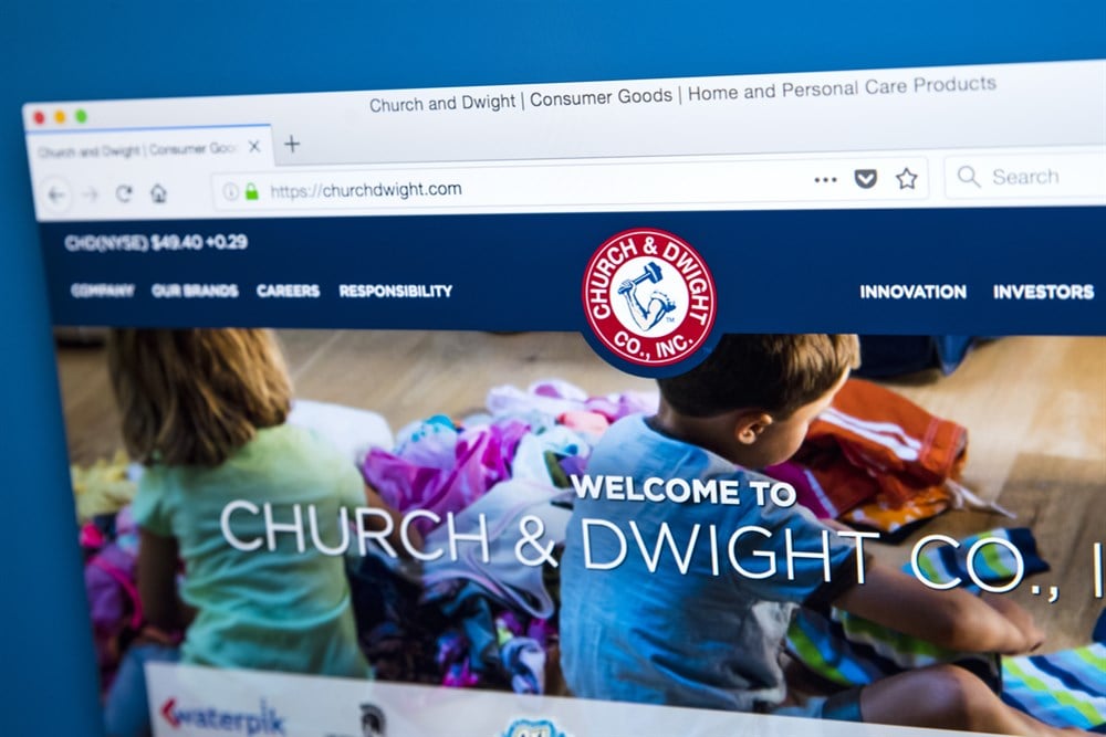 Church & Dwight stock price 