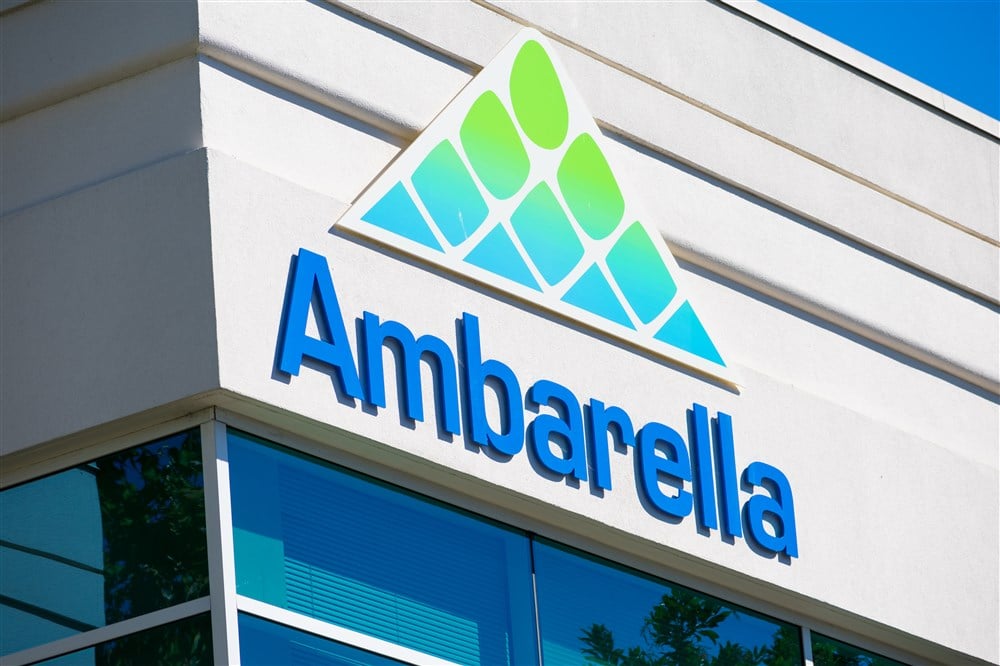ambarella logo on company headquarters