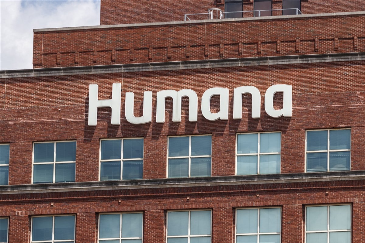 photo of humana logo on company headquarters