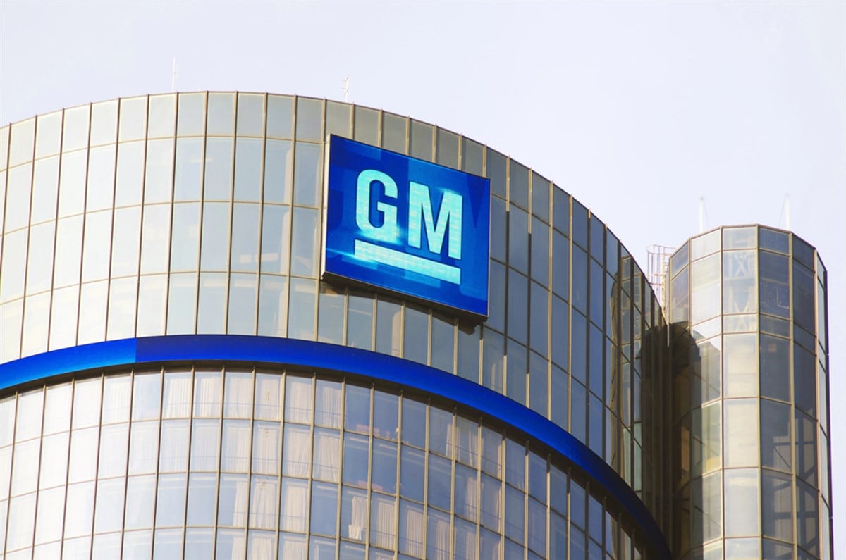 GM stock price 