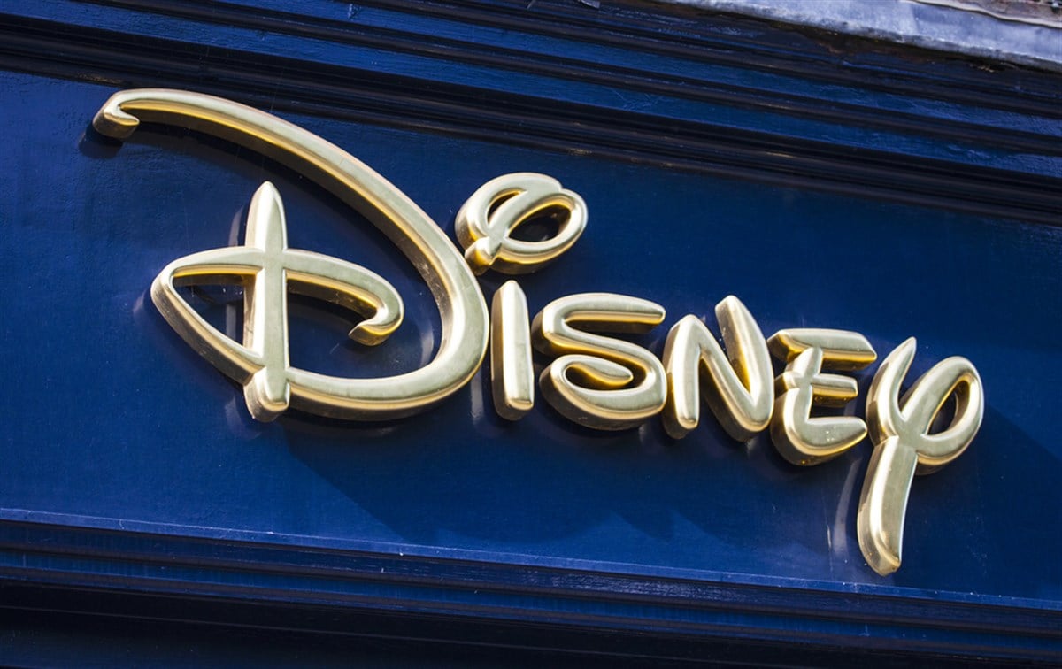 The sign for a Disney retail store in York, on 26th August 2015.