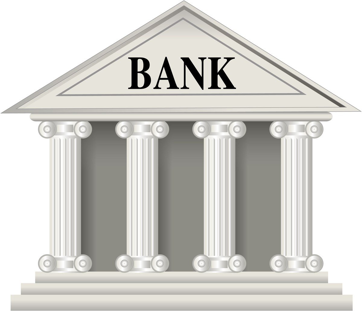 vector illustration of bank building