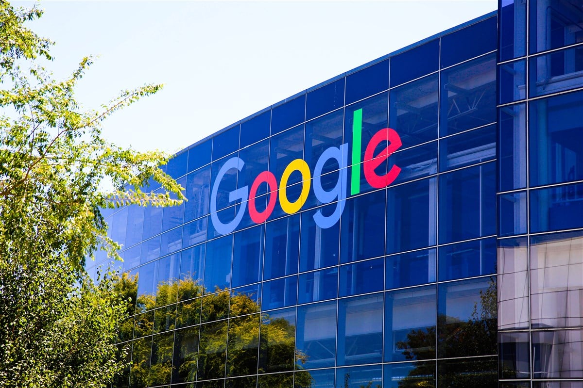 photo of google logo on alphabet headquarters