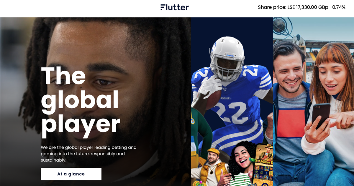 Flutter website page