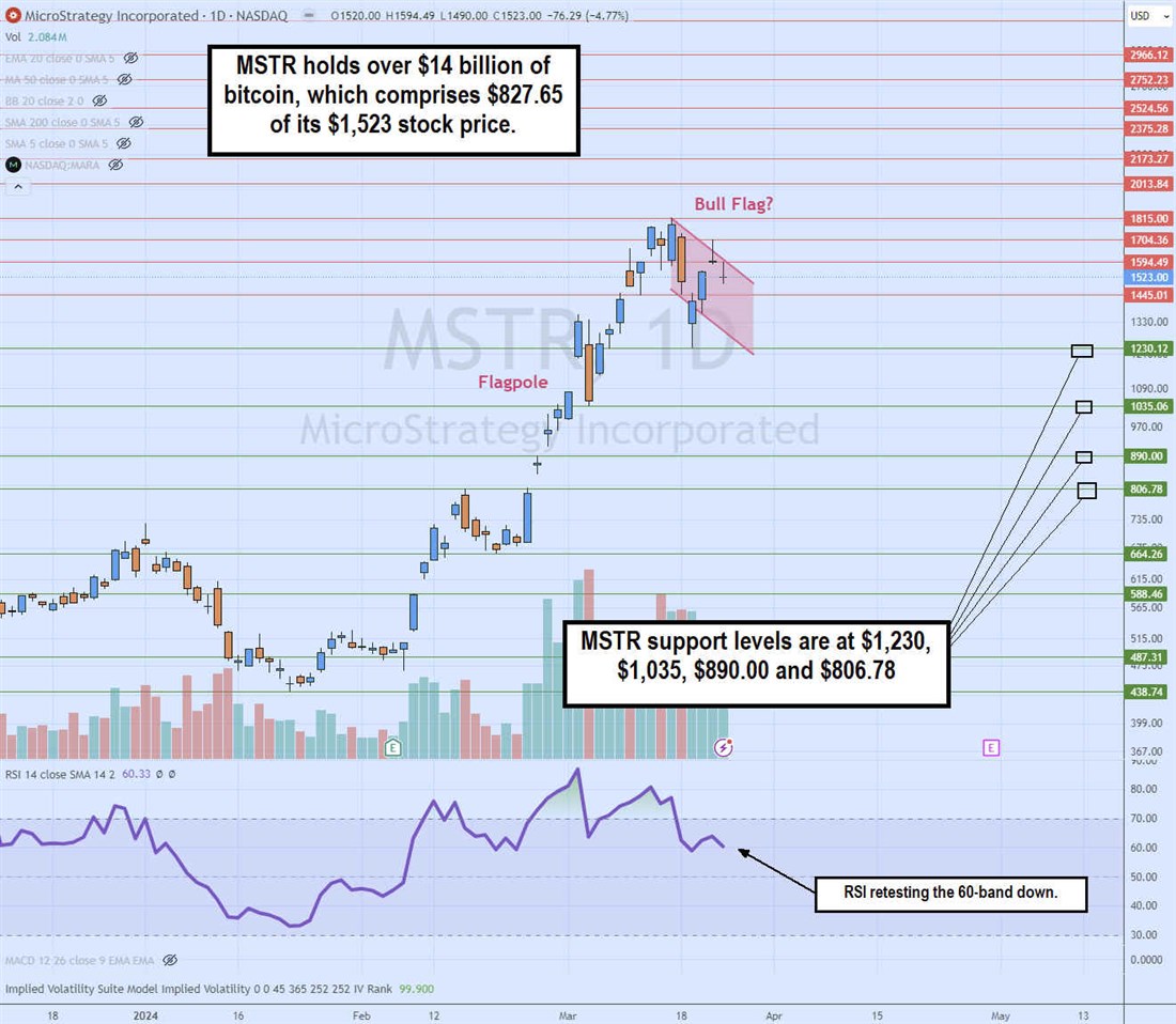 daily bull flag pattern setup