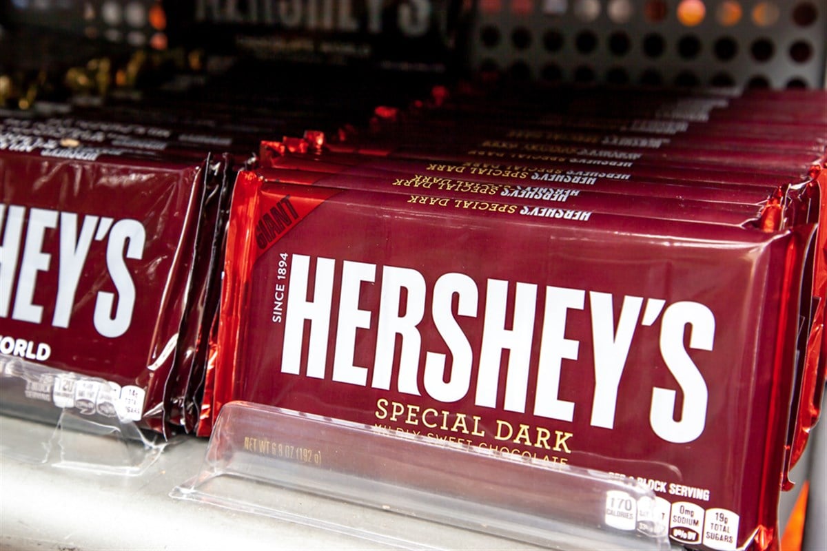 Hersheys stock price 