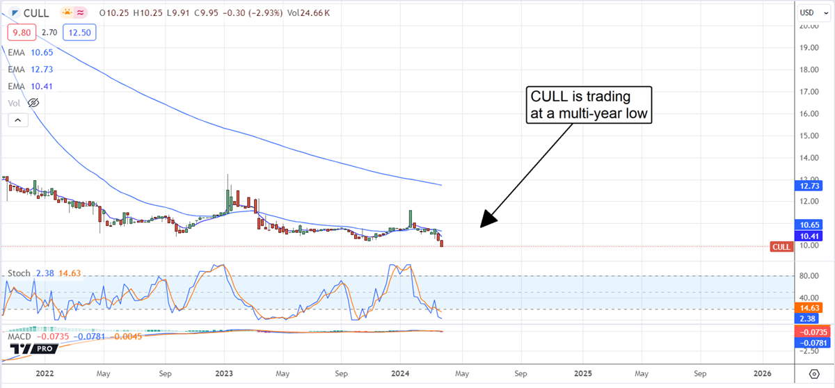 Cull stock chart 