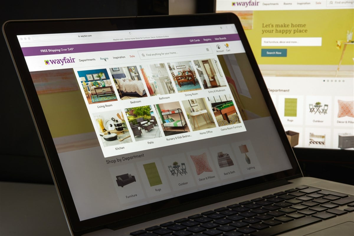 Wayfair website sales boosting performance