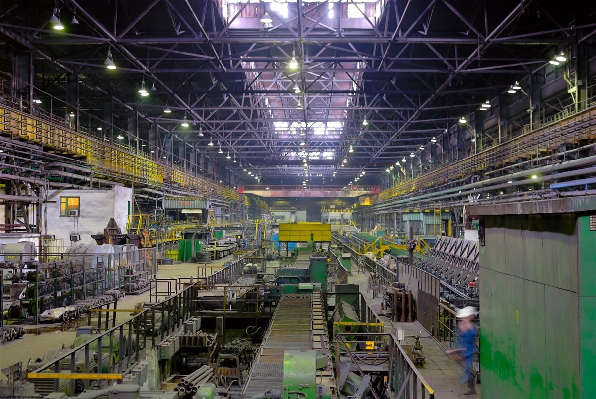 photo of the inside of the manufacturing plant
