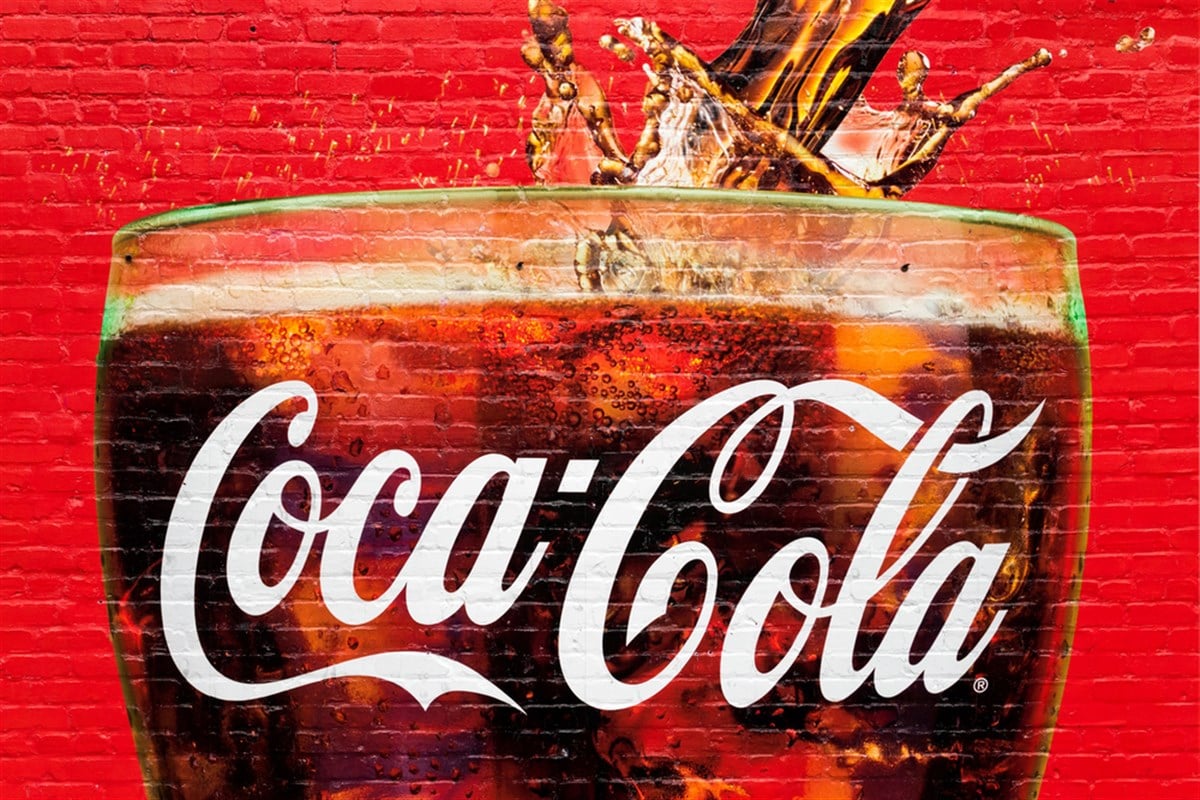 Coca Cola stock sign 