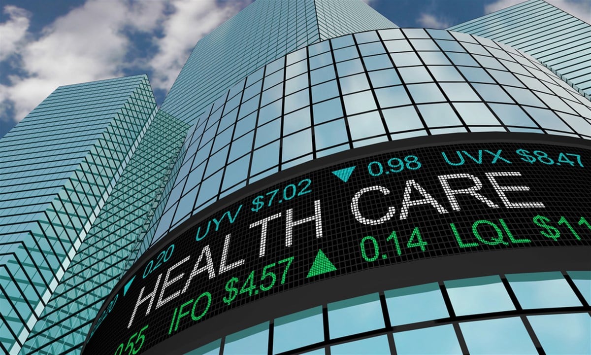 Healthcare Stock ticker