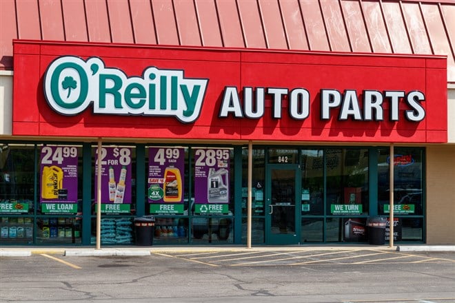 O’Reilly auto parts stock