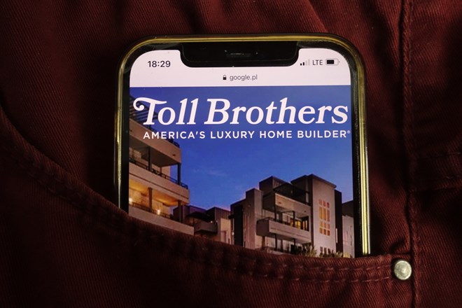 Toll Brothers stock price 