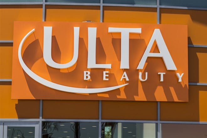 Ulta Beauty stock price 