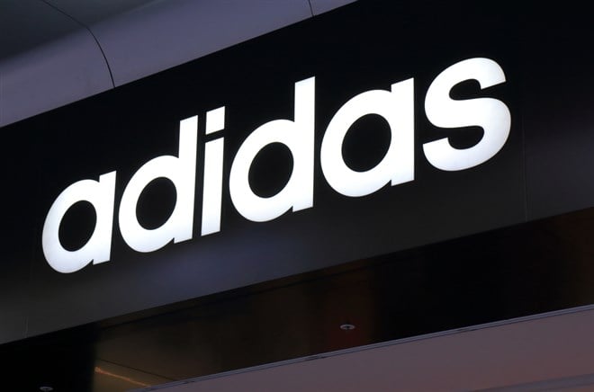 Adidas stock price