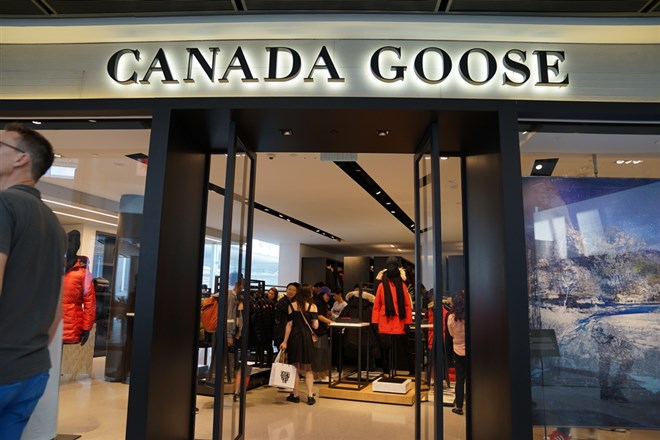 Canada Goose stock price 