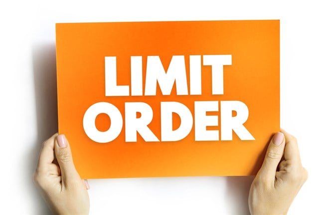 What is a limit order in stocks? Limit Order is an order to buy or sell a stock with a restriction on the maximum price to be paid, text concept on card