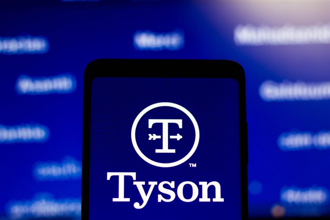 Tyson Foods stock price 