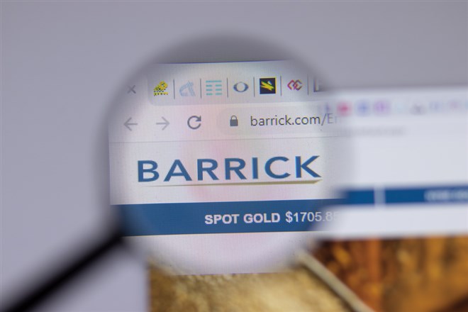 Barrick Gold stock 