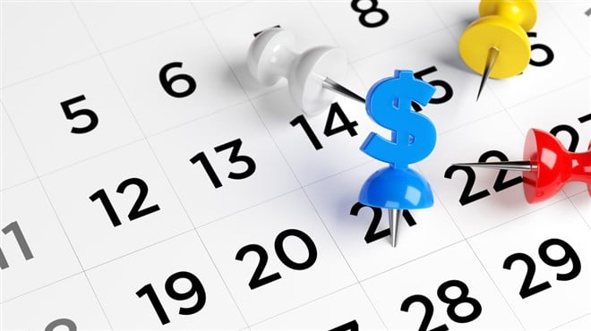 Dividend payment dates calendar