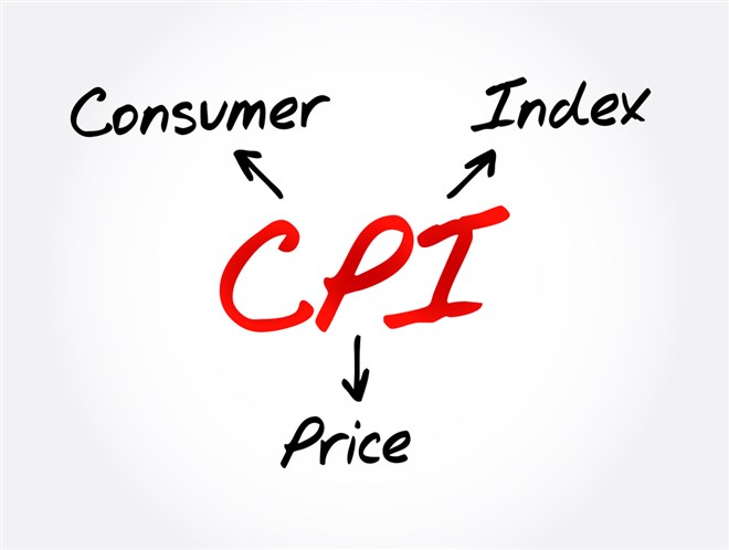 CPI - Consumer Price Index acronym, business concept background