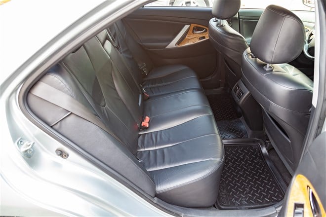 photo of interior of Toyota Camry with seats