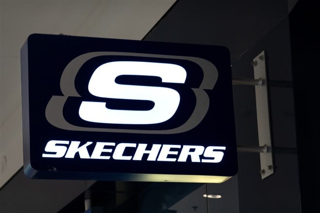 skechers stock price