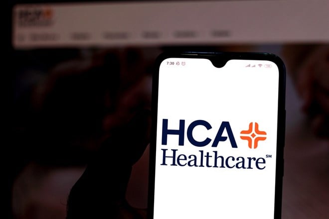HCA Healthcare stock price 