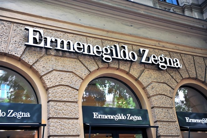 Ermenegildo Zegna store and stock 