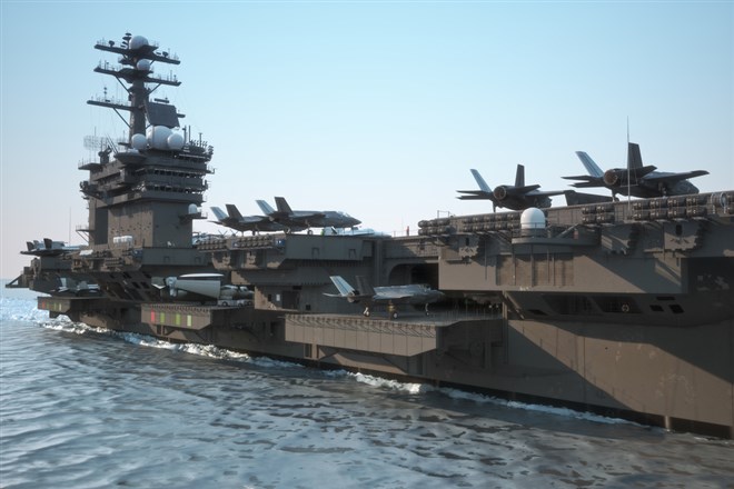 Defense image of a carrier