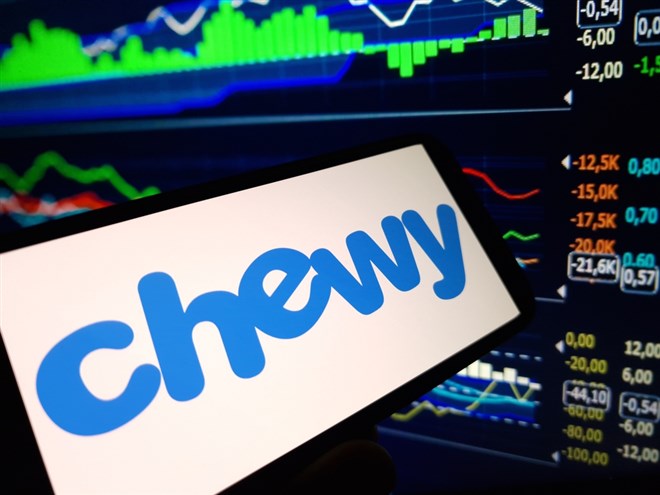 Chewy stock price 