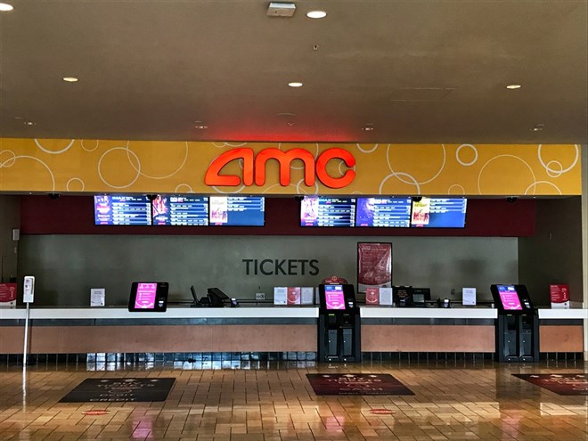 Interior of AMC theater
