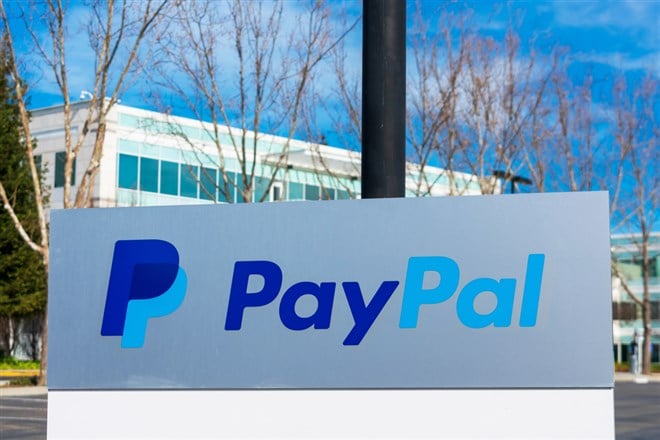 PayPal sign at PayPal Headquarters