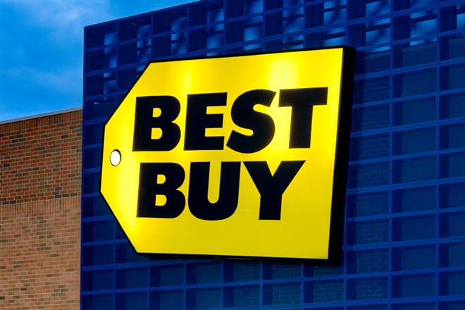 Best Buy retail store and logo