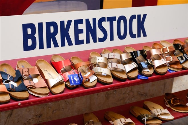 Bordeaux , Aquitaine  France - 08 21 2022 : Birkenstock logo text and brand sign of boutique shoes store made in germany footwear shop brand