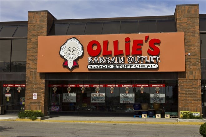 Ollie's Bargain Outlet logo storefront