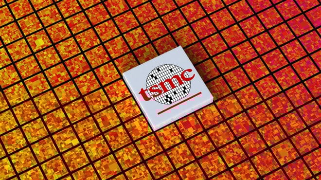 Taiwan Semiconductor Manufacturing Company TSMC logo, Taiwan Semiconductor manufacturing, Chip fabrication, IC production, Silicon Wafer, Nanotechnology, 3d render, Frankfurt - March 13, 2025 — Stock Editorial Photography