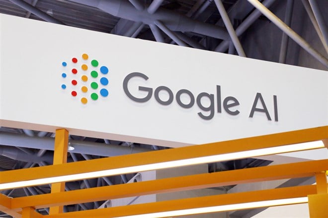 Photo of Google AI sign