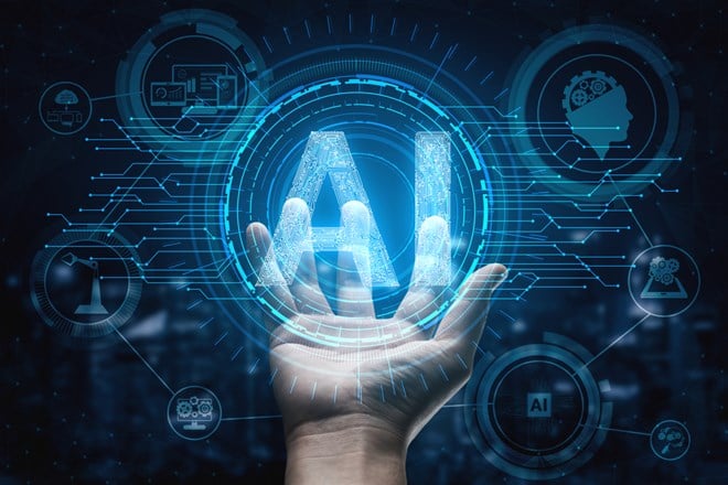 AI Learning and Artificial Intelligence Concept - 