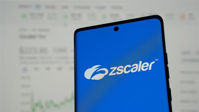 Dhaka, Bangladesh 02 May 2025: Zscaler logo of an American cloud-based information security company is seen on a mobile phone screen. — Stock Editorial Photography